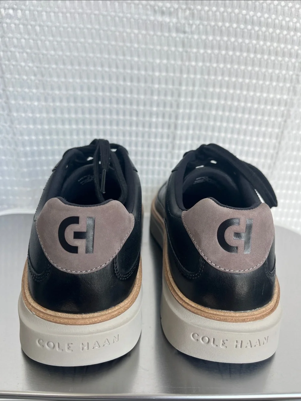 Cole Haan GrandPrø FeatherArc Bike Toe Sneakers Men’s 8.5M Black NIB C40475